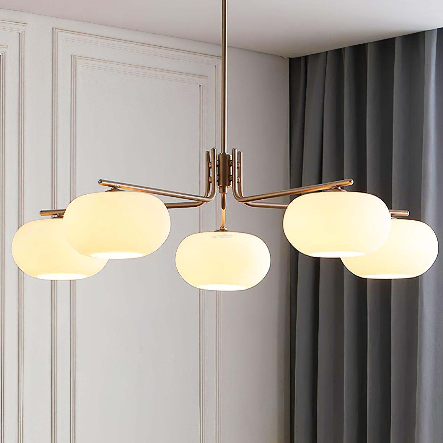 Barndon Round Chandelier-Sylvia Space