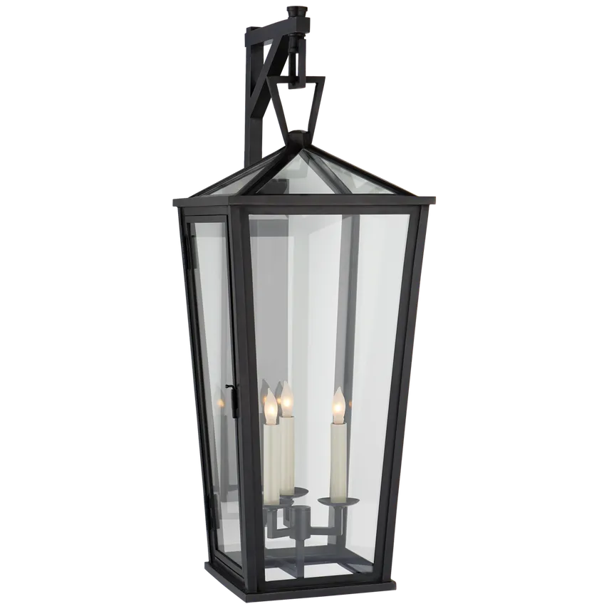 Darlanal Large Tall Bracketed Wall Lantern-Sylvia Space