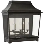 Rosedaled Classic Wide 3/4 Wall Lantern-Sylvia Space