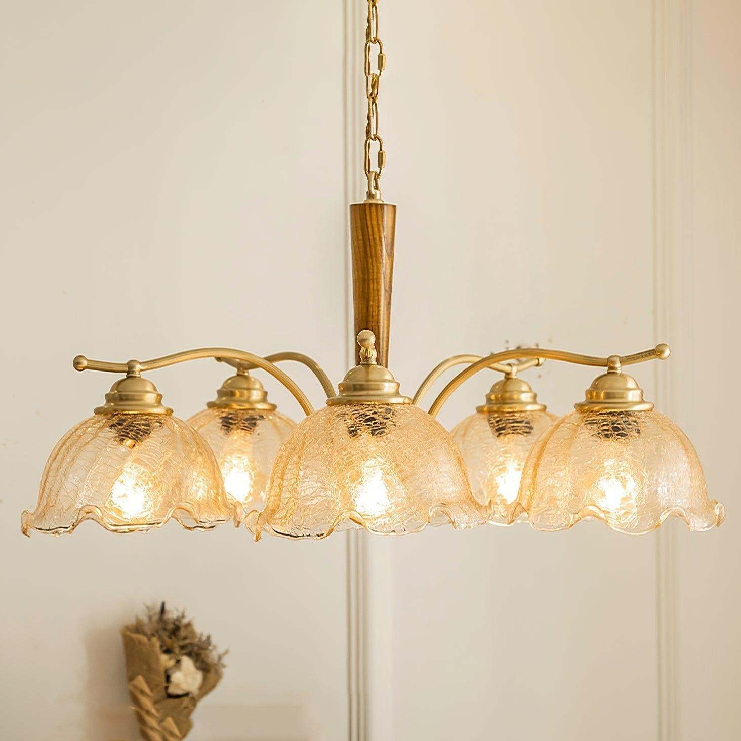 Crack Flower Chandelier ∅ 11.8″-Sylvia Space