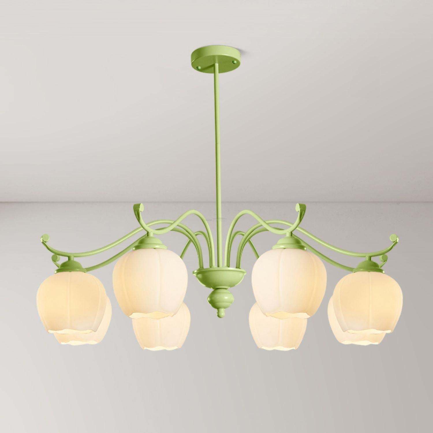Lomance Lily Chandelier with 4/6/8 heads-Sylvia Space