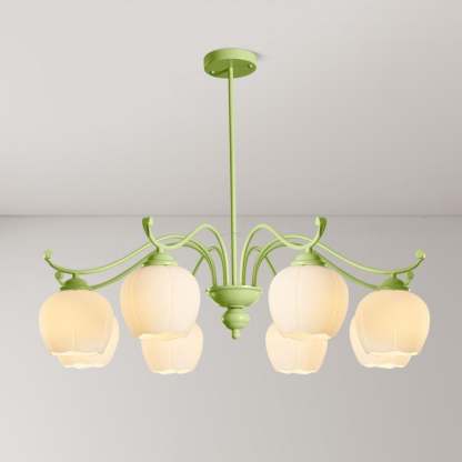 Lomance Lily Chandelier with 4/6/8 heads-Sylvia Space