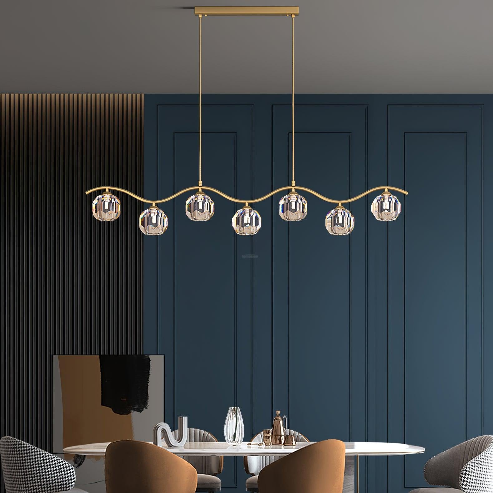 Eara Crystal Chandelier with 3/5/7 heads-Sylvia Space