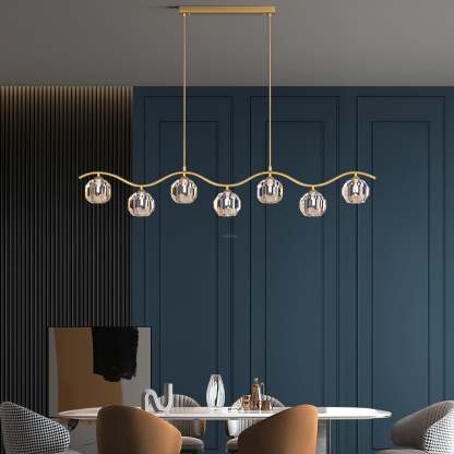 Eara Crystal Chandelier with 3/5/7 heads-Sylvia Space