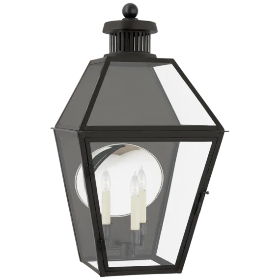Stratforde Medium 3/4 Wall Lantern-Sylvia Space