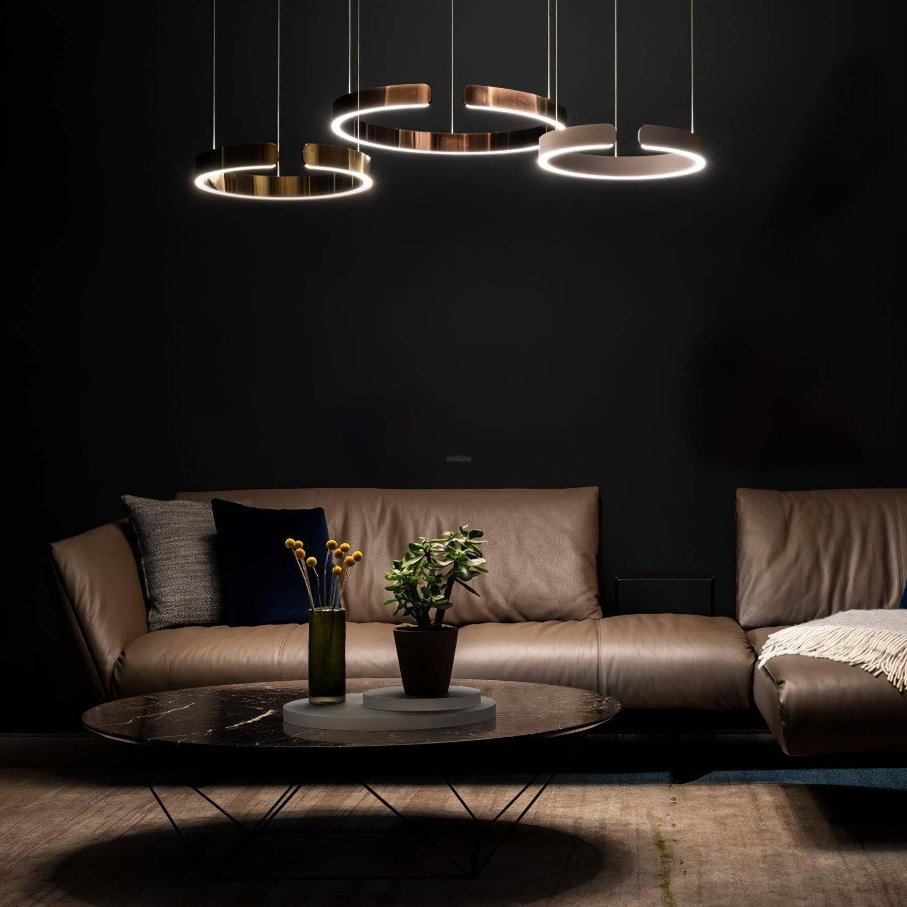 Circular Style Chandelier-Sylvia Space