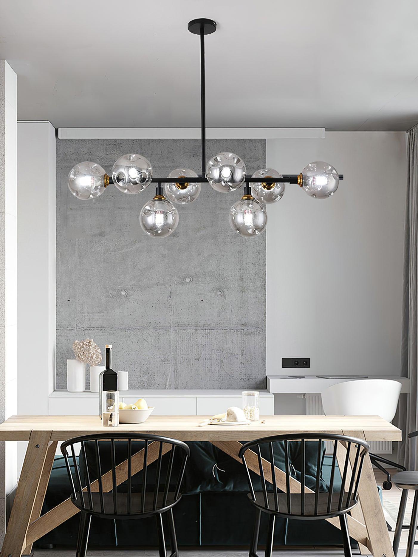 Primas Glass Linear Chandelier-Sylvia Space