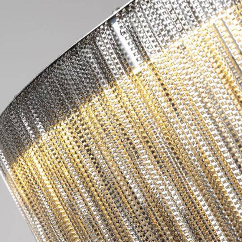 Cadena Stainless Steel Chandelier-Sylvia Space