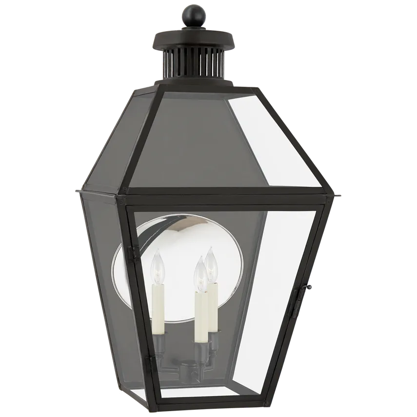 Stratforde Medium 3/4 Wall Lantern-Sylvia Space