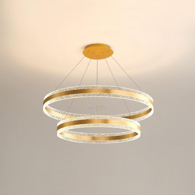 Modern Circle Chandelier-Sylvia Space