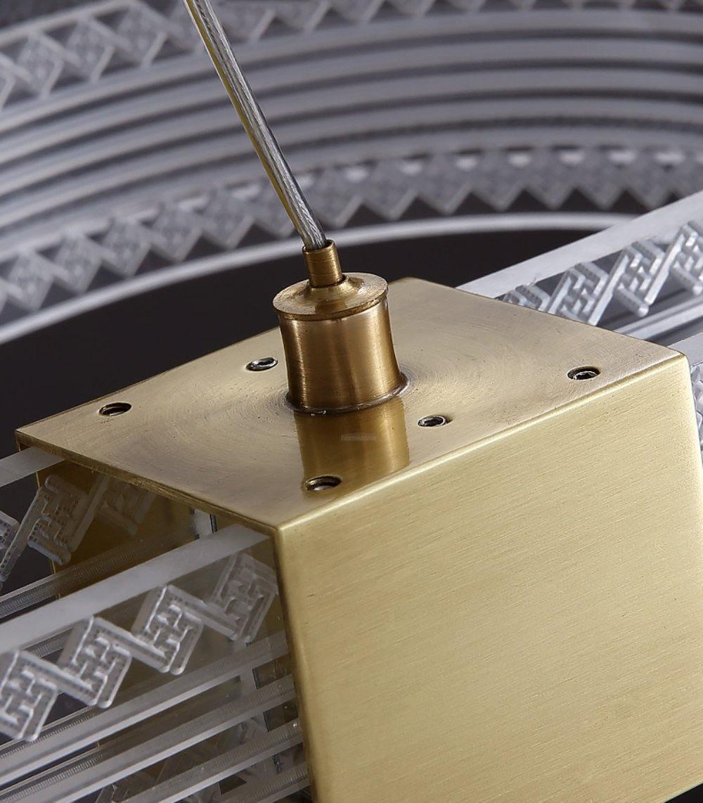 Parallel Ring LED Chandelier ∅ 25.6″-Sylvia Space