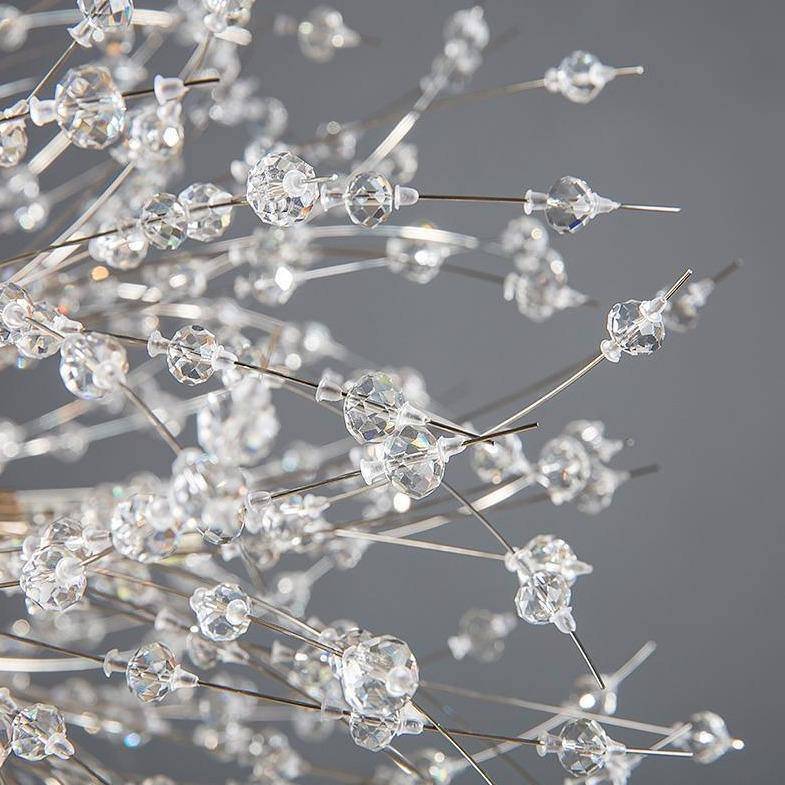 24" Crystal Dandelion Sphere Ceiling Light-Sylvia Space