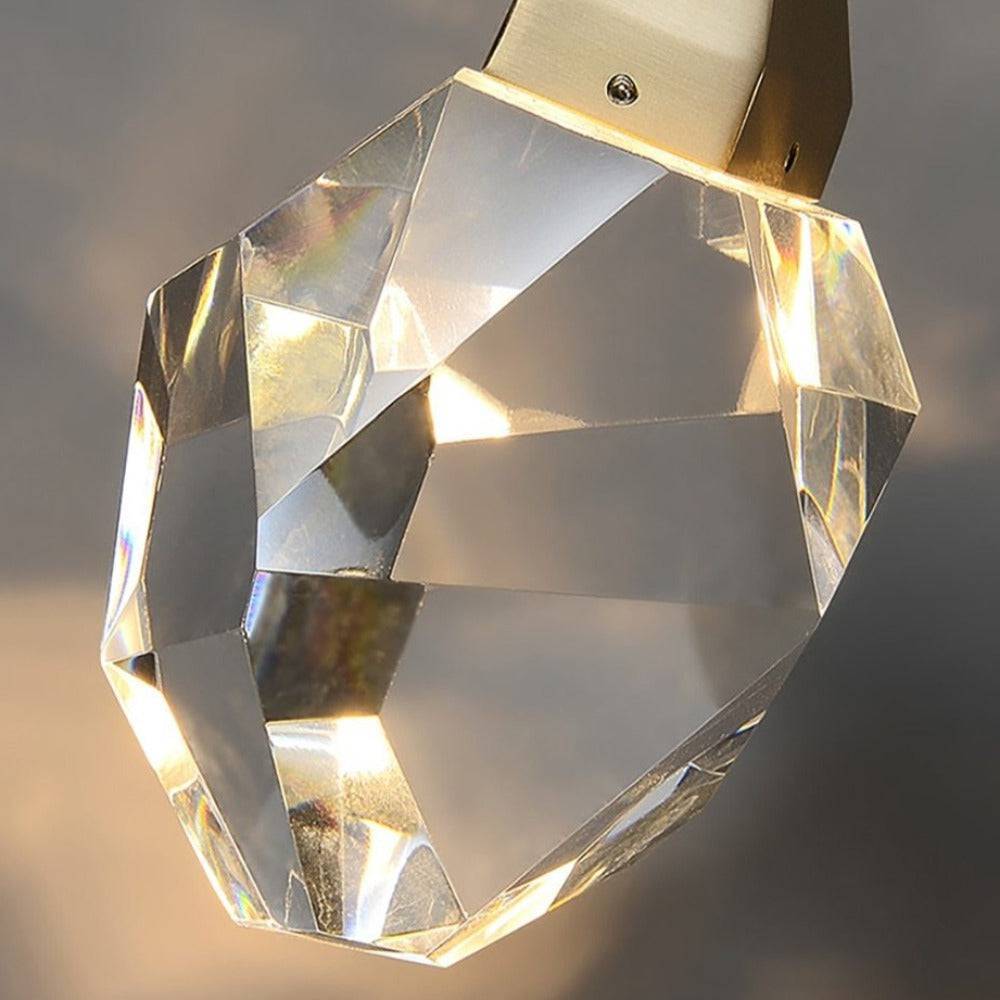 Diamante 5-Light Crystal Ceiling Light-Sylvia Space