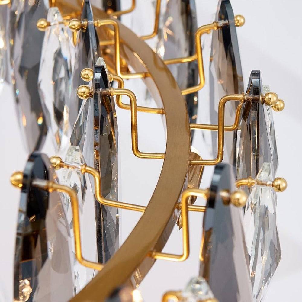 Lazzo Modern Crystal Chandelier-Sylvia Space
