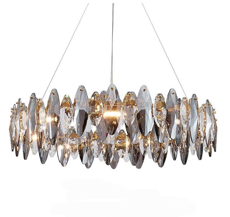 Lazzo Modern Crystal Chandelier-Sylvia Space