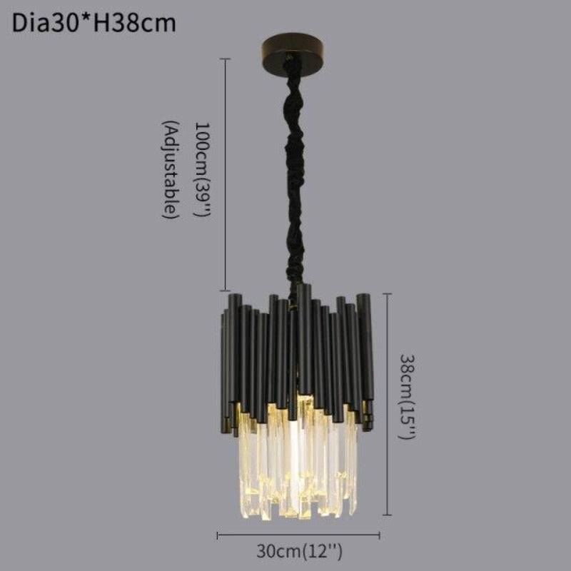 Vigo Crystal Ceiling Light-Sylvia Space