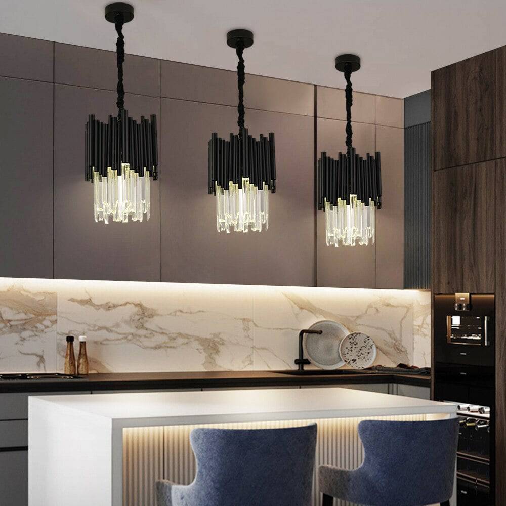Vigo Crystal Ceiling Light-Sylvia Space