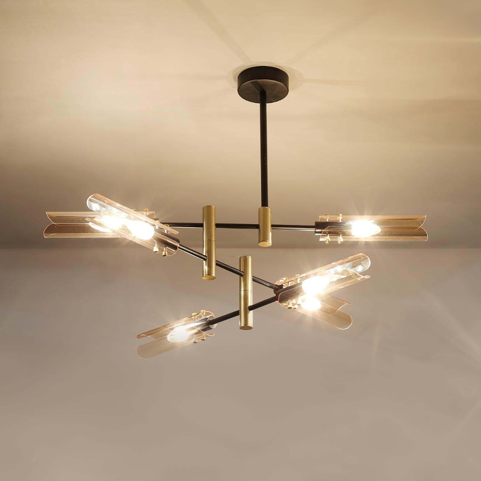 Astrid Double Chandelier with 4/6/8 heads-Sylvia Space