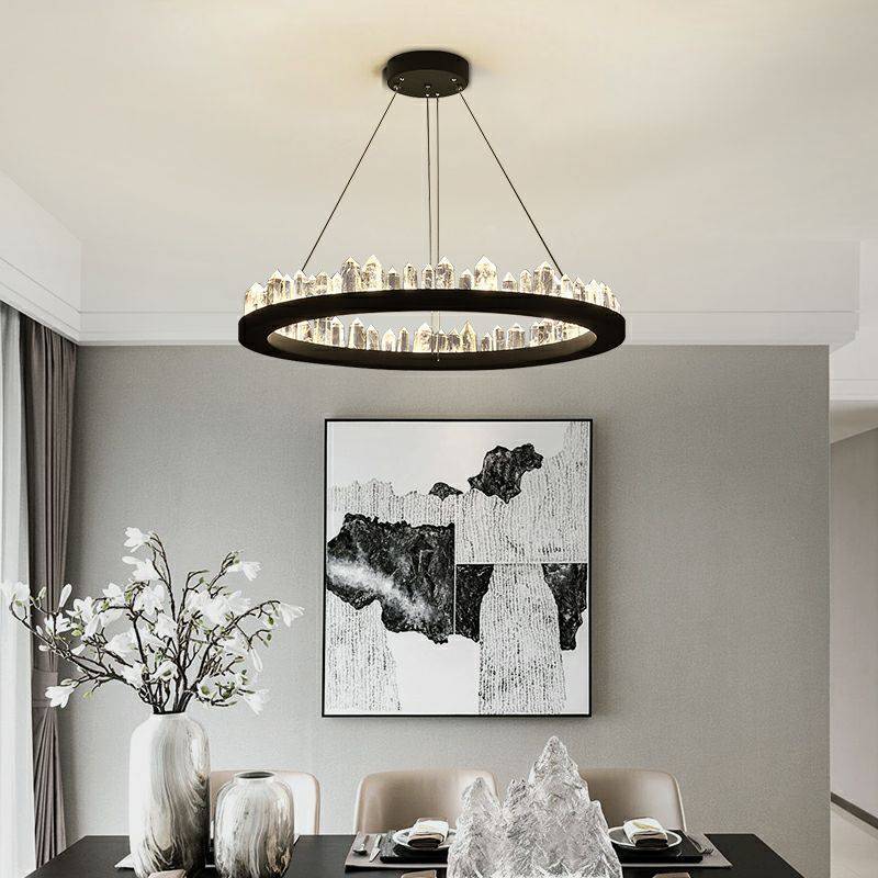 Villa Collection Crystal Wheel Chandelier-Sylvia Space