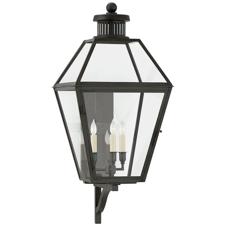 Stratfored Medium Bracketed Wall Lantern-Sylvia Space