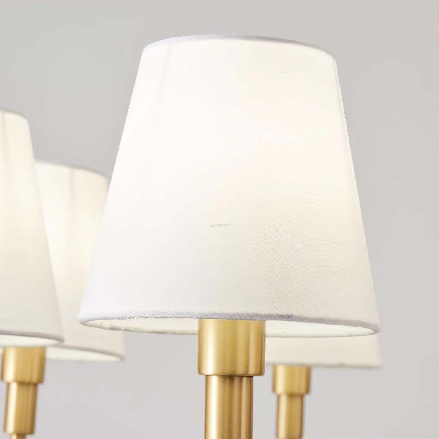 Meridian Mid Century Brass Chandelier with 3/5/8 heads-Sylvia Space