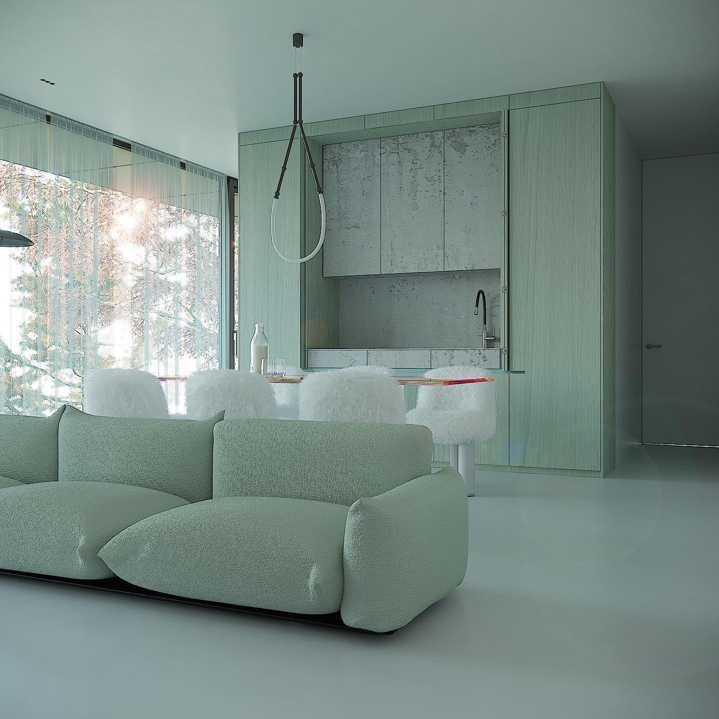 Leda Chandelier ∅ 17.3″-Sylvia Space