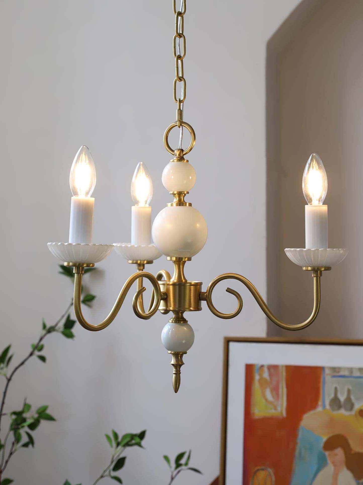Carlita Chandelier with 3/5 heads-Sylvia Space