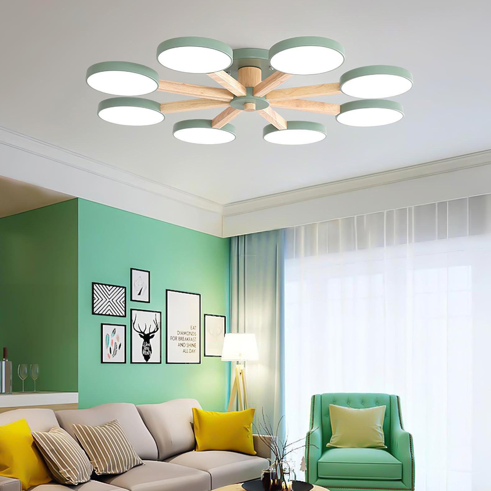 Modern Multi Stem Chandelier with 5/6/8 heads-Sylvia Space