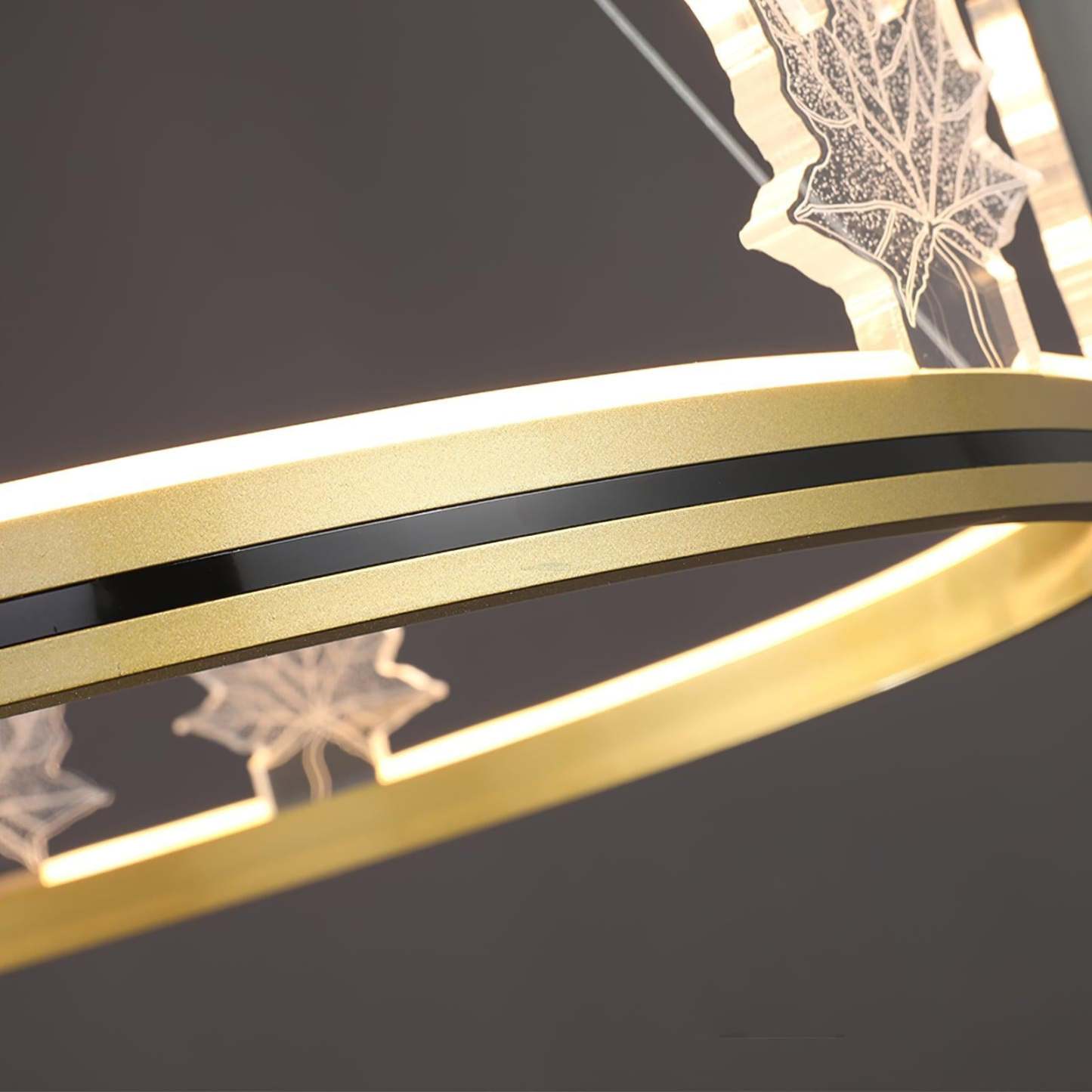 Ion Leaf Ring Chandelier-Sylvia Space