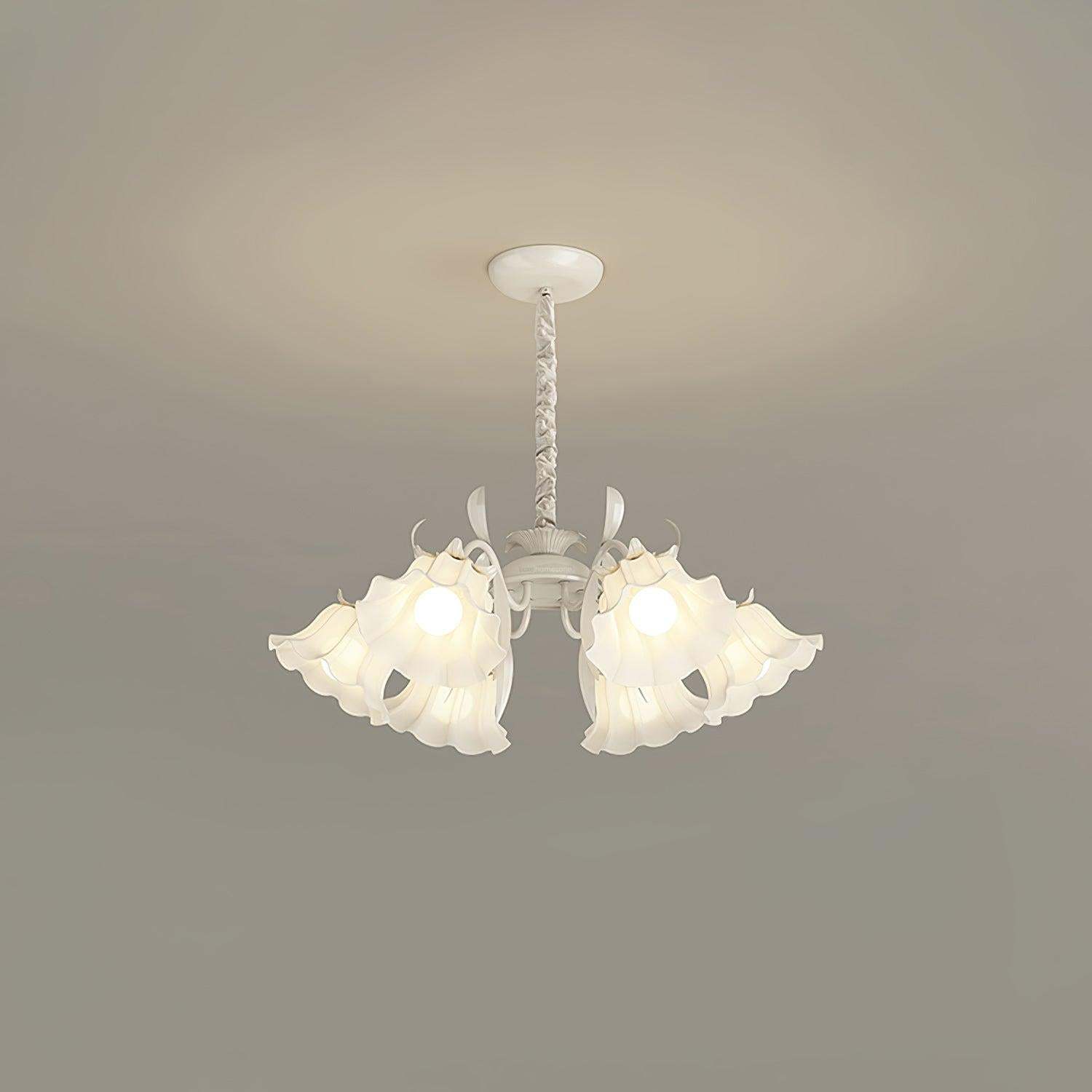 Pastoral Flower Chandelier with 6/9 heads-Sylvia Space