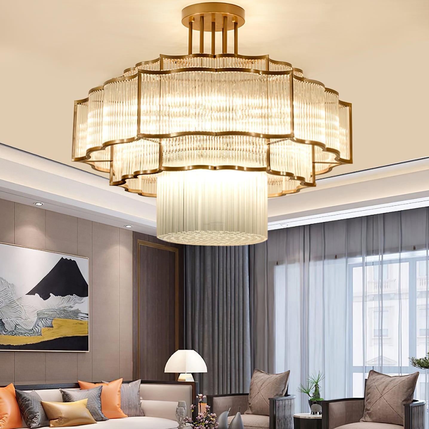 Pharo Ii Chandelier  ∅ 23.6″~39.4''-Sylvia Space