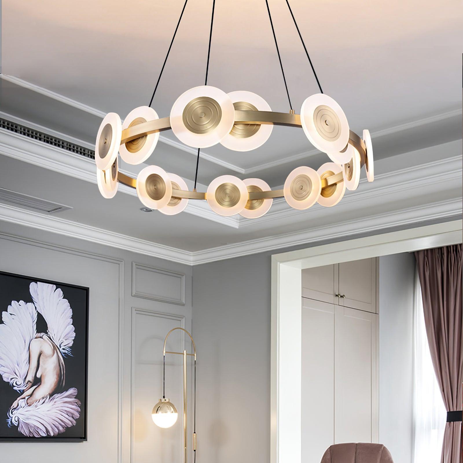 Samiya Nordic Chandelier ∅ 36.2″-Sylvia Space