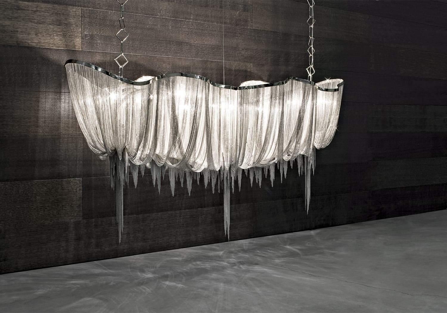 Shimmering Chandelier with Chains-Sylvia Space