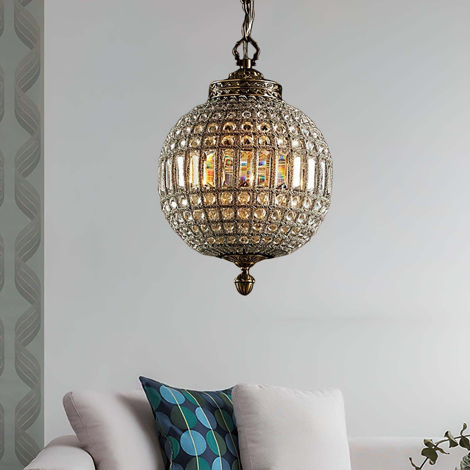 Traditional Globe Chandelier-Sylvia Space