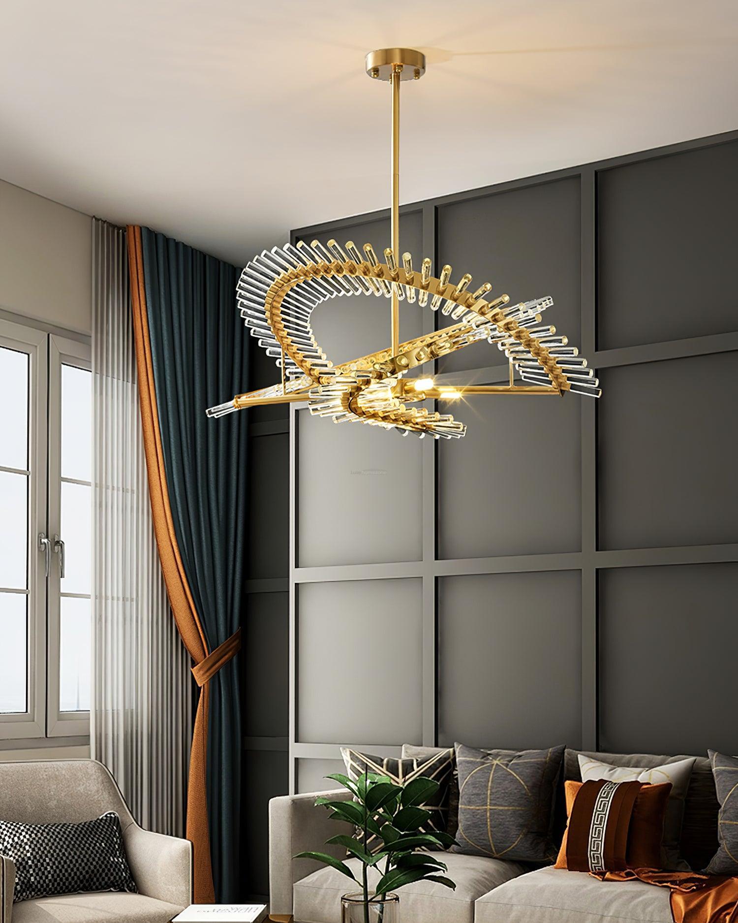 Waltz Art Chandelier ∅ 23.6″-Sylvia Space
