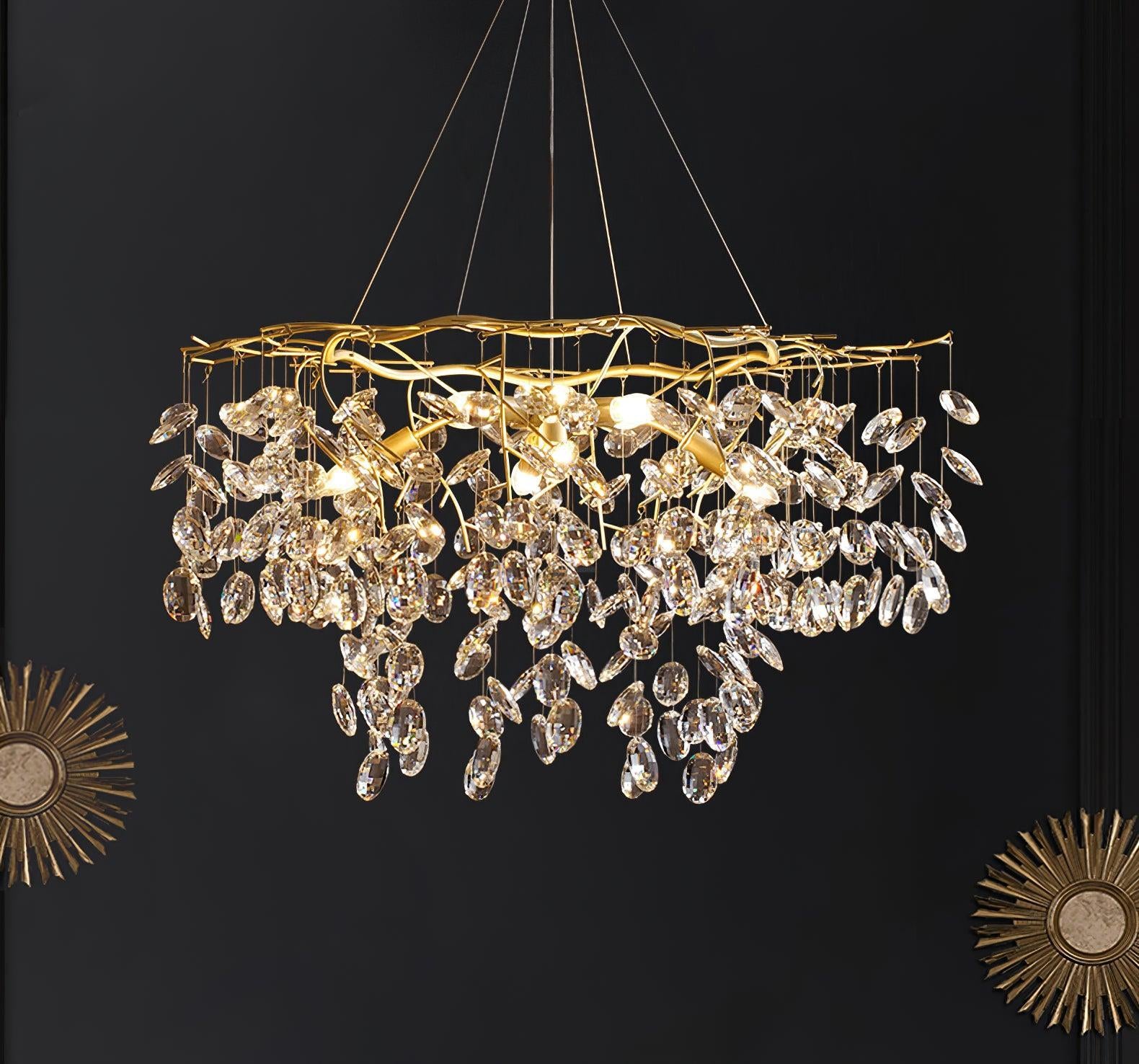 Sofia Chandeliers ∅ 26.3″~39.3''-Sylvia Space