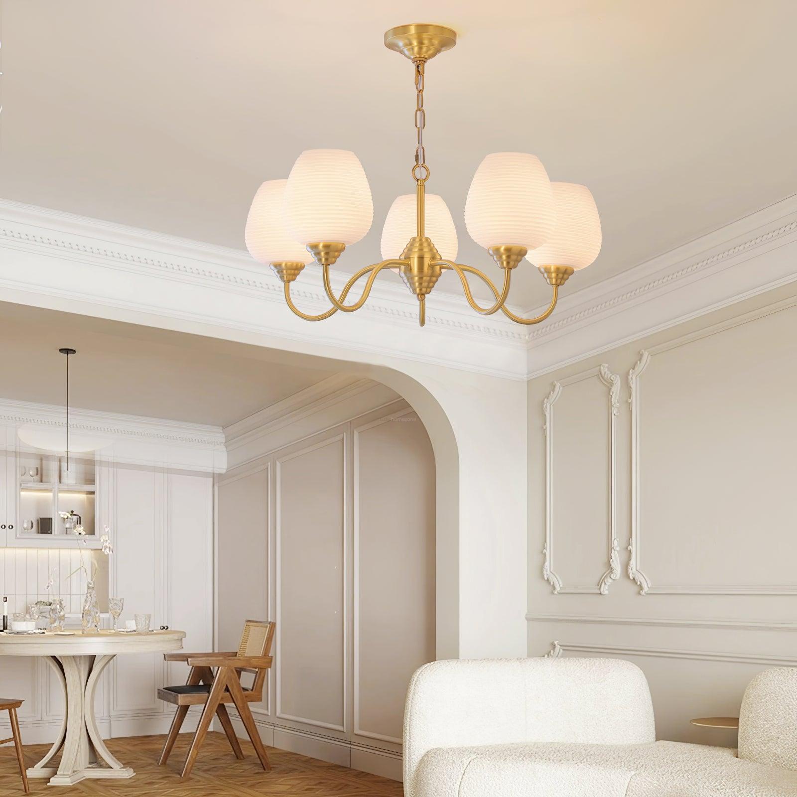 Endon Alton Chandelier with 3/5/8 heads-Sylvia Space