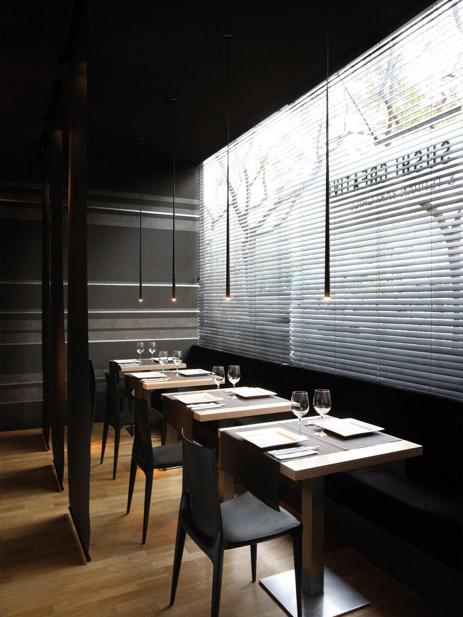 Slender Cone Round/Linear Chandelier-Sylvia Space