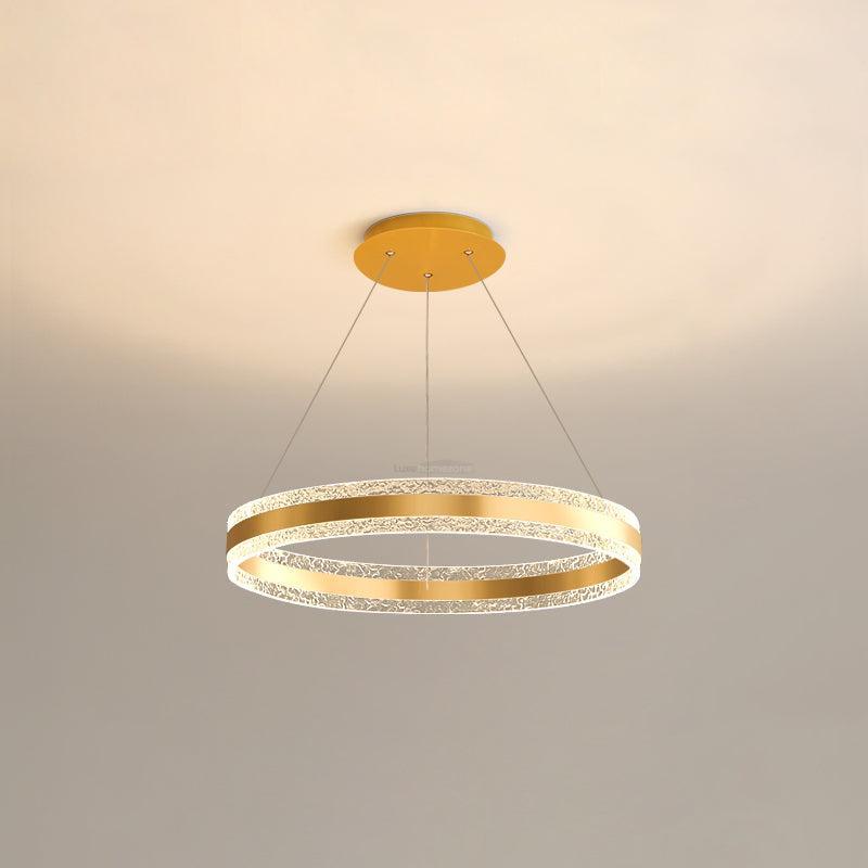 Modern Circle Chandelier-Sylvia Space