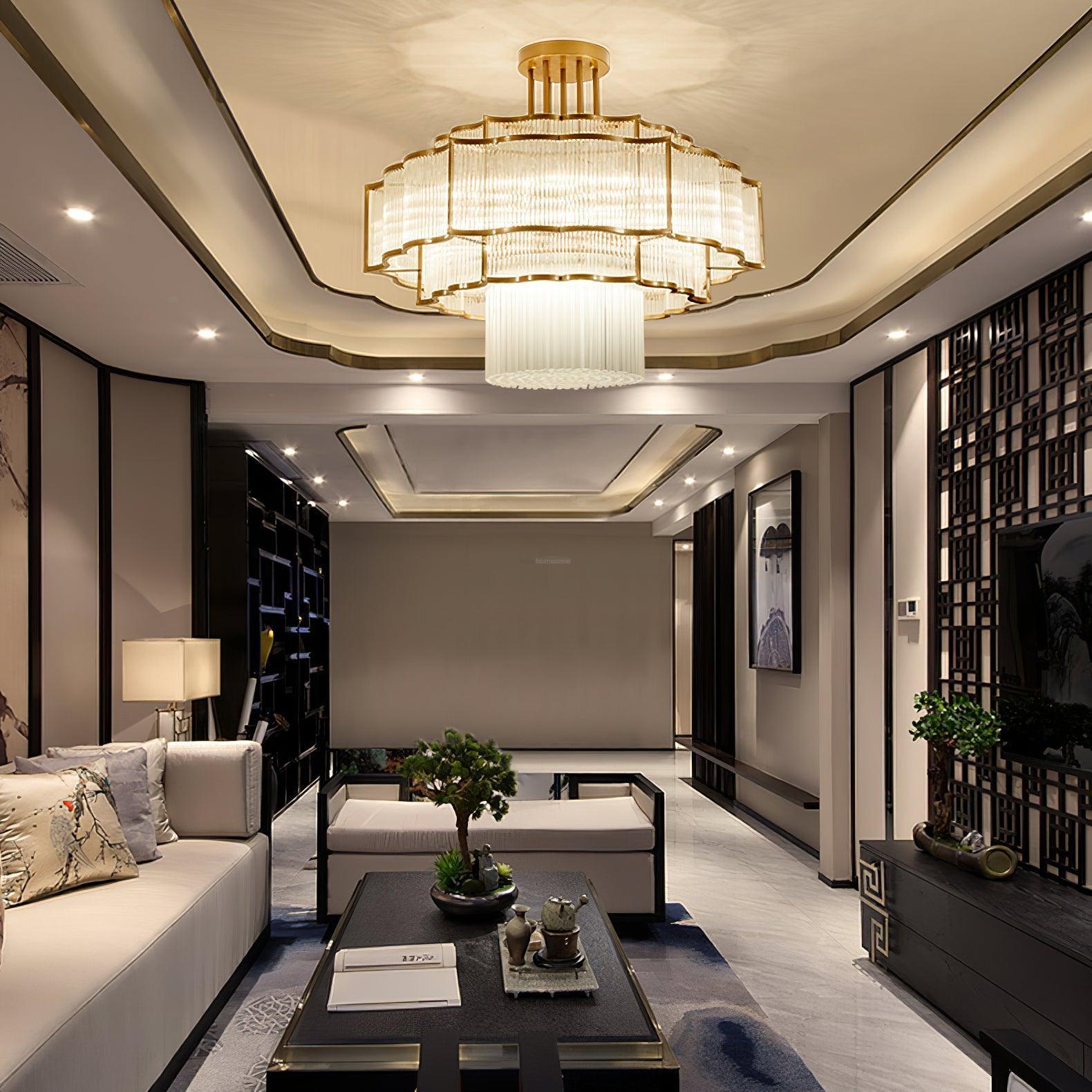 Pharo Ii Chandelier  ∅ 23.6″~39.4''-Sylvia Space