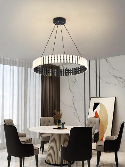 Hanging LED Chandelier ∅ 15.7″-Sylvia Space