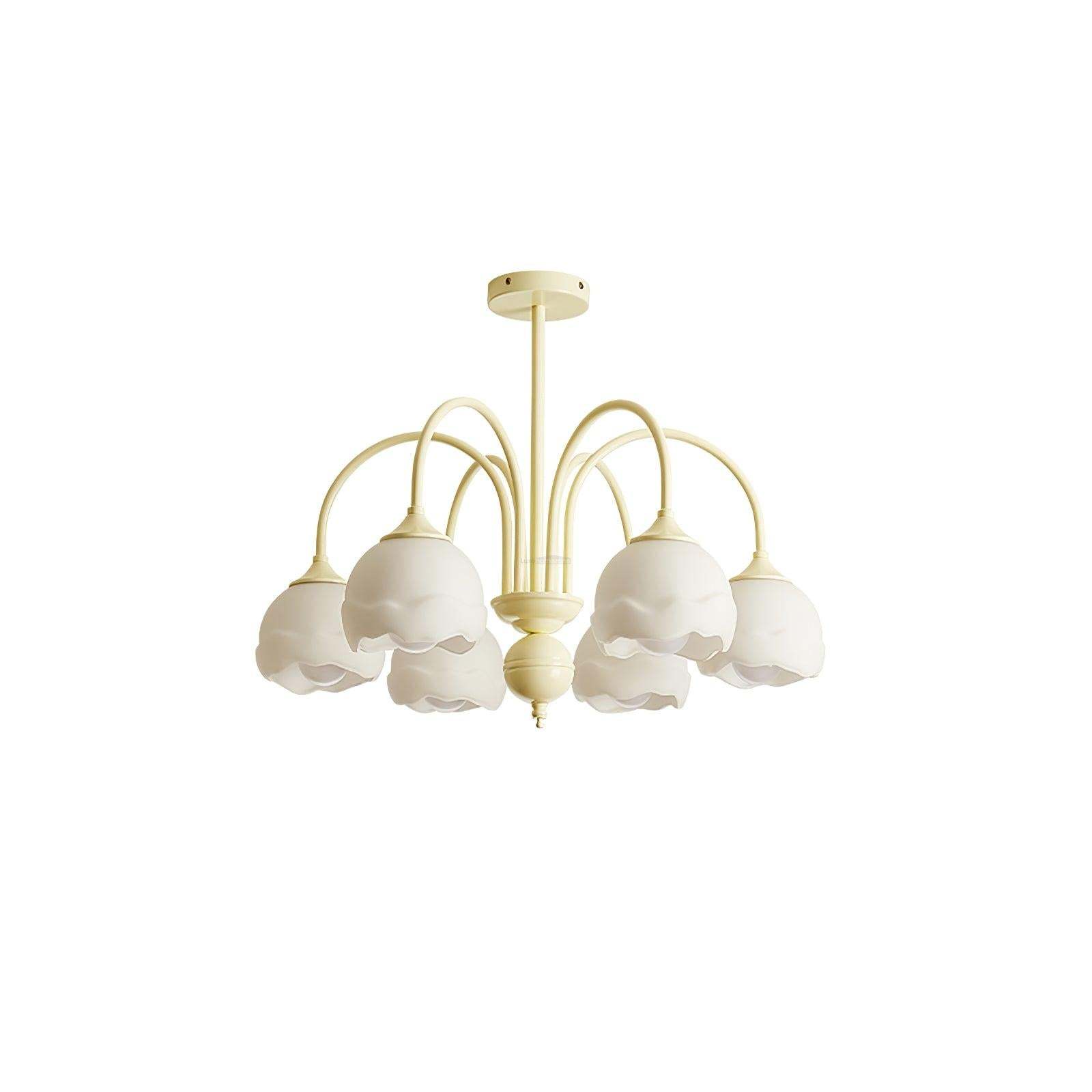 Creamy Chandelier with 5/6/8 heads-Sylvia Space