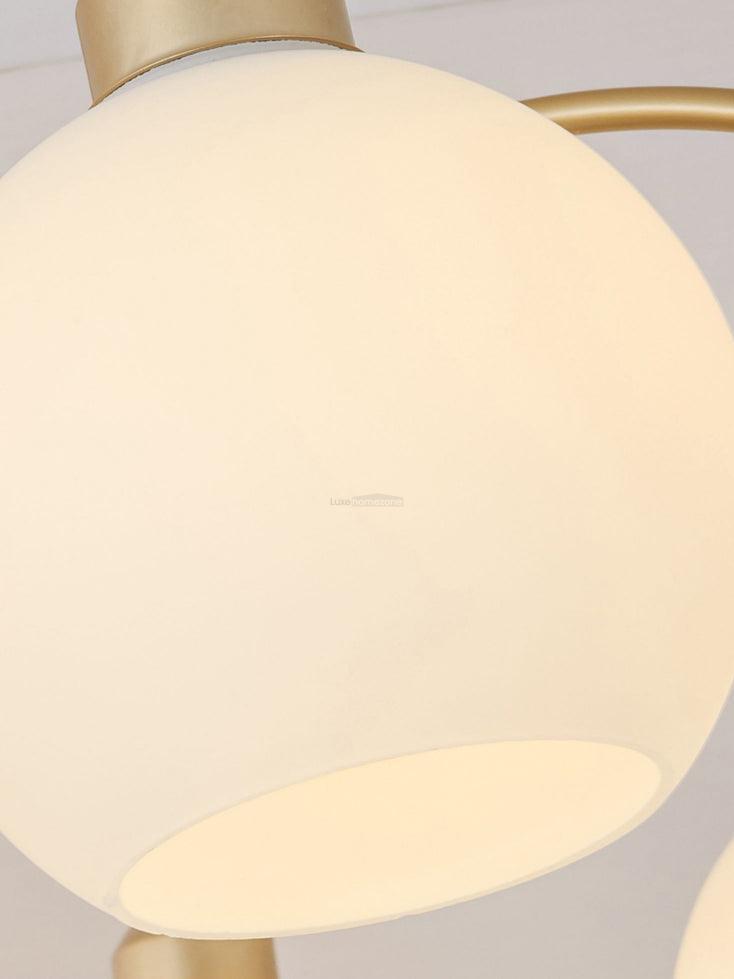 Sculptural Glass Chandelier with 6/8/10 heads-Sylvia Space