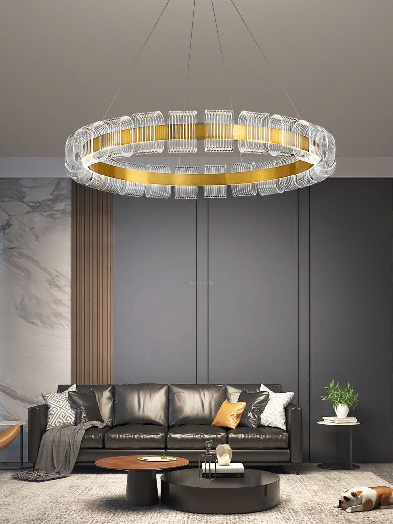 Bangle Chandelier ∅ 23.6″-Sylvia Space