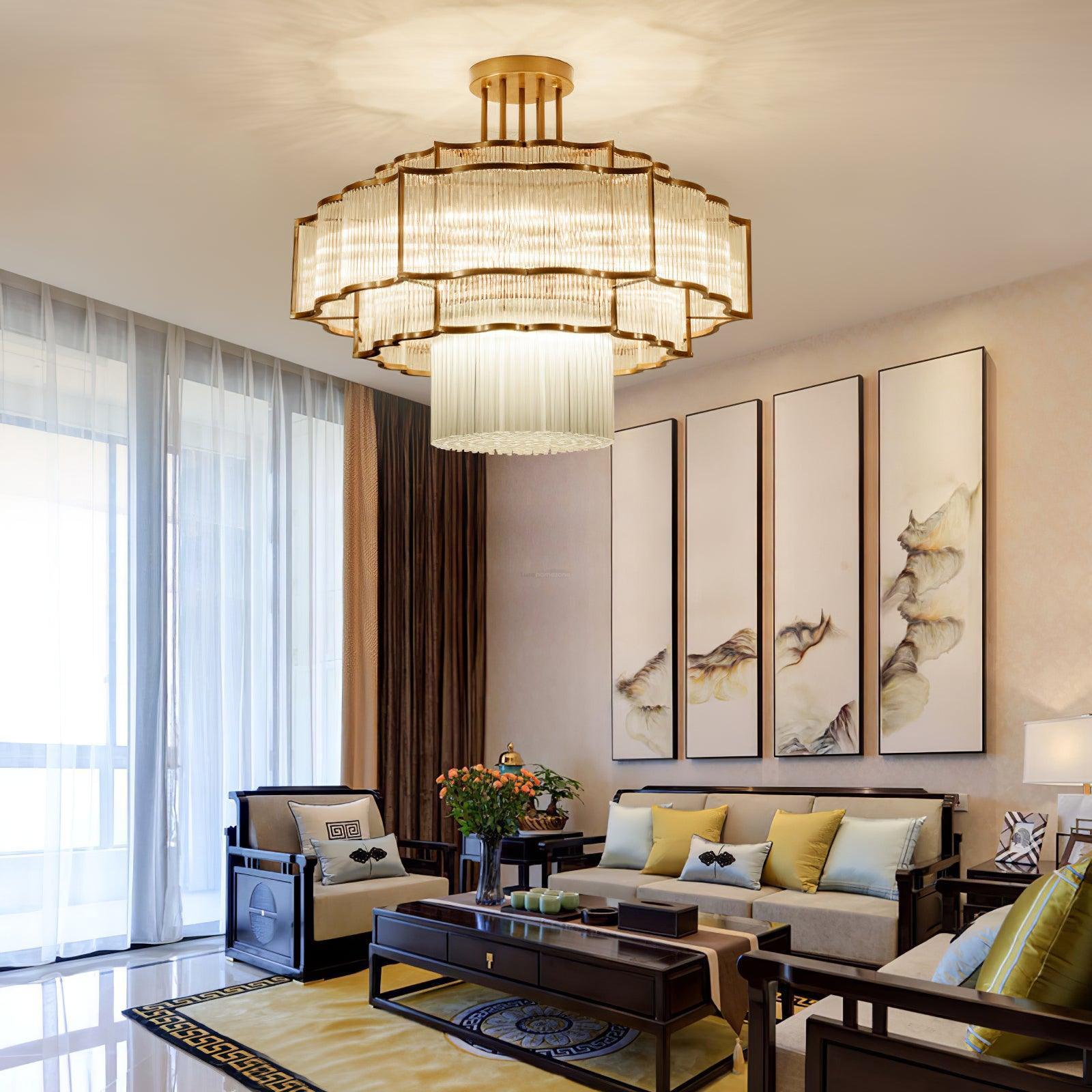 Pharo Ii Chandelier  ∅ 23.6″~39.4''-Sylvia Space