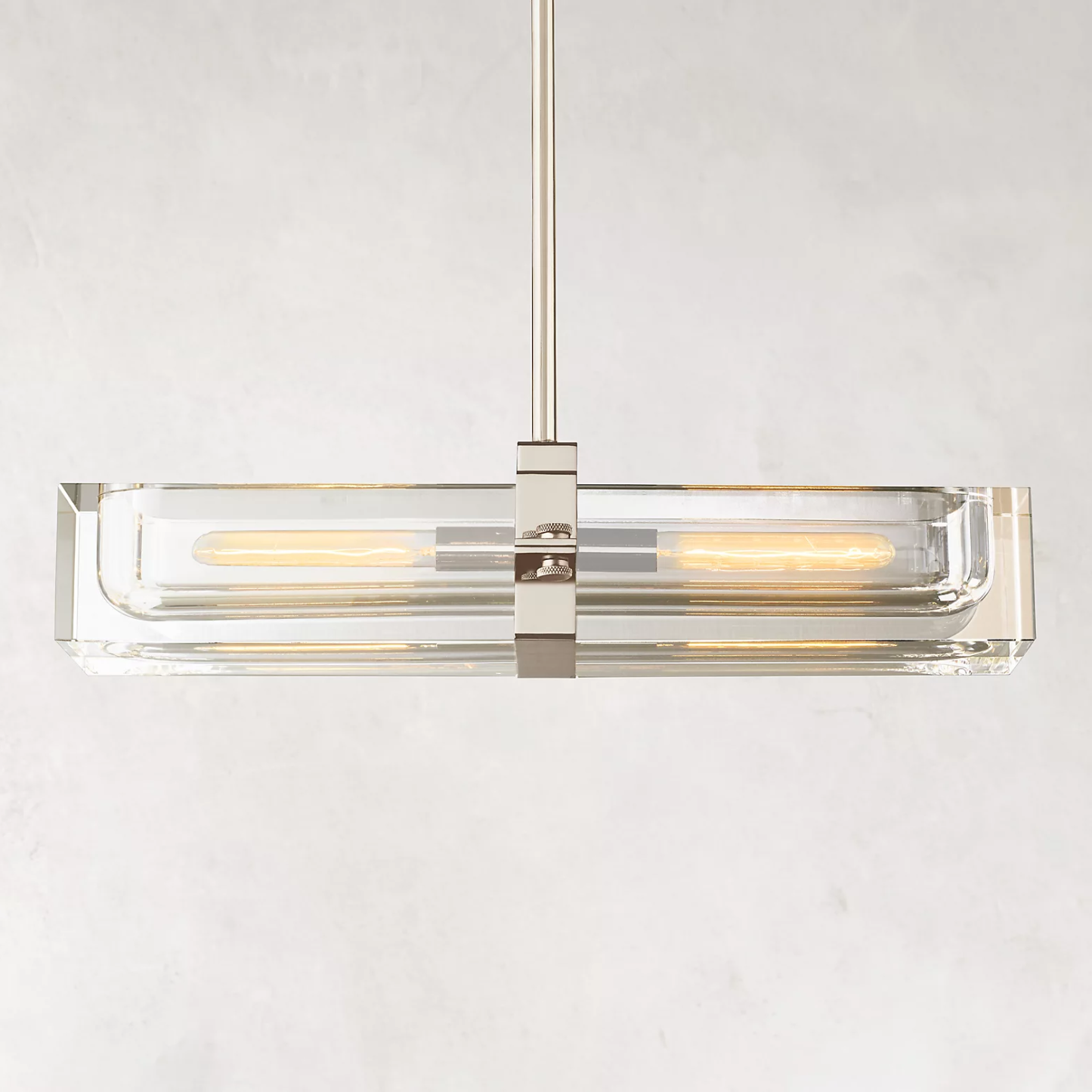 Sail Linear Chandelier 24" 2-lights-Sylvia Space