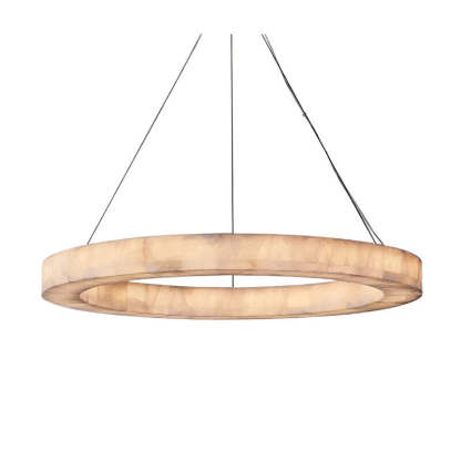 Natural Marble Modern Chandelier-Sylvia Space