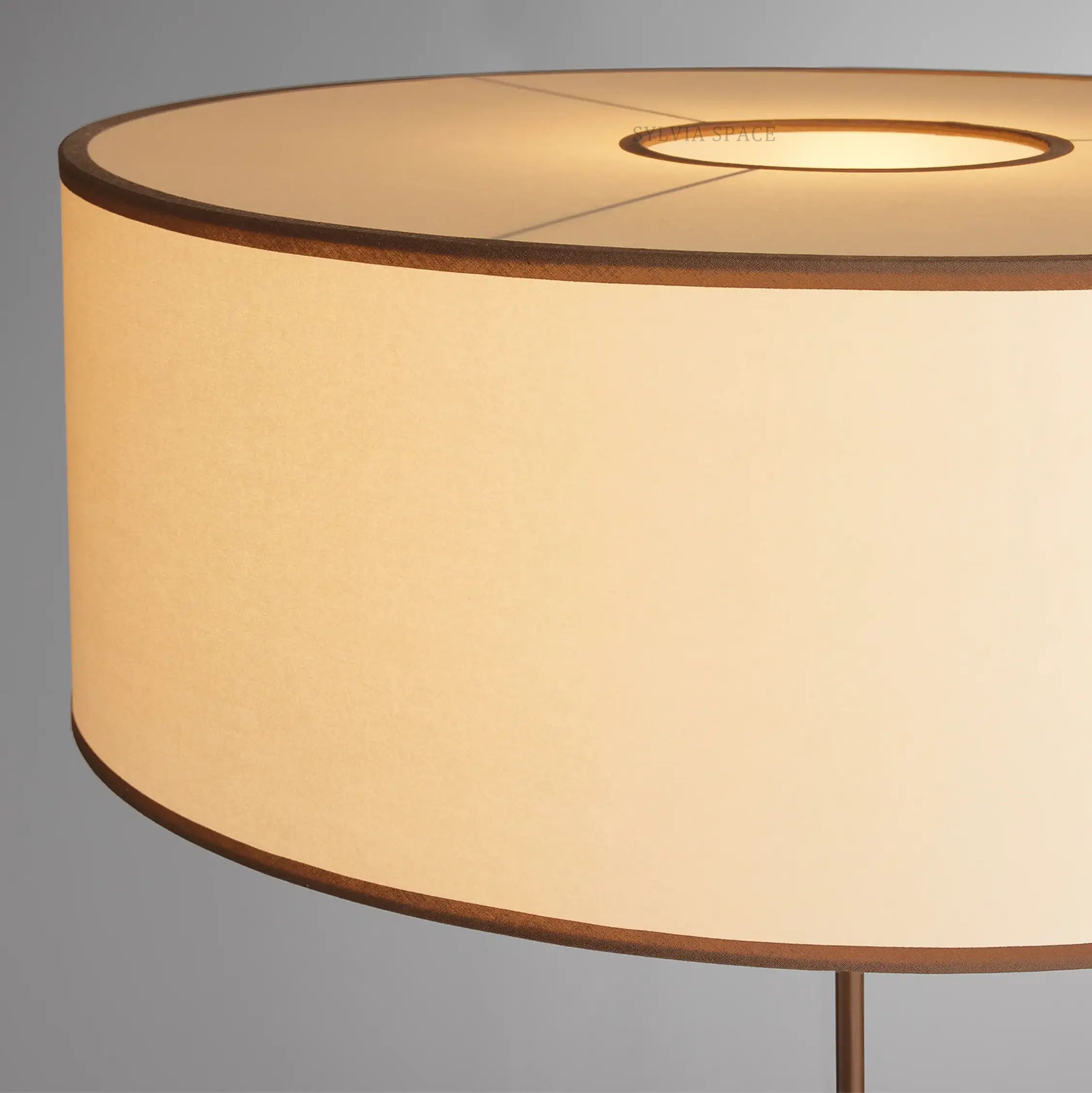 Daphne Linen Floor Lamp 23"D