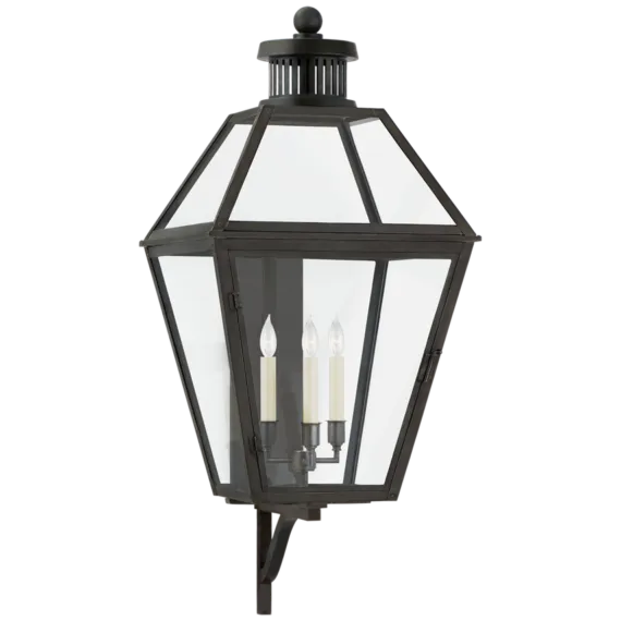 Stratforde Large Bracketed Wall Lantern-Sylvia Space
