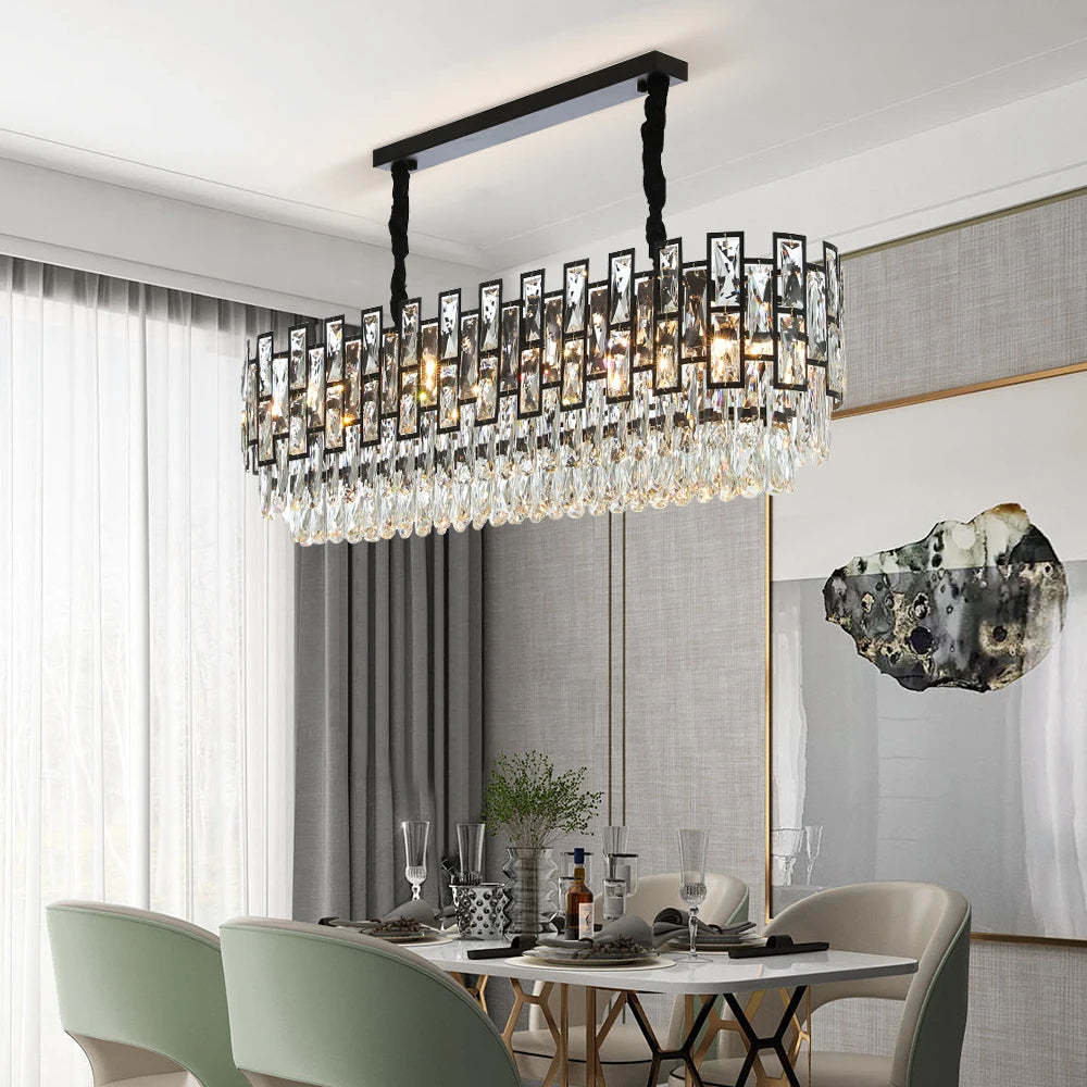 Molini Dining Room Crystal Chandelier-Sylvia Space